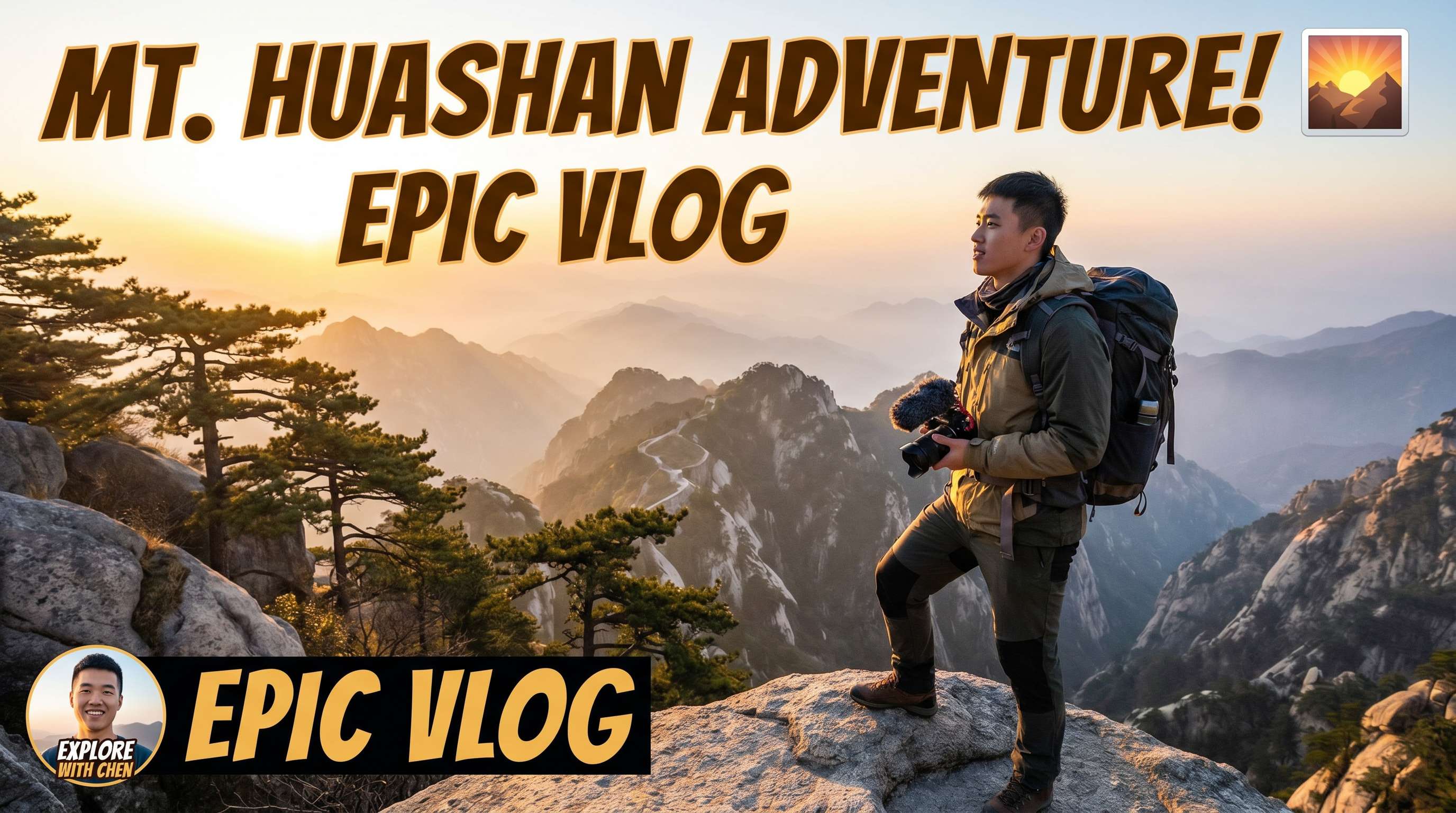 菠萝视频旅行Vlog：华山探险生活视频分享，92th5x.cn